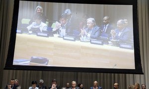 Signing Ceremony for the Treaty on the Prohibition of Nuclear Weapons at UN Headquarters in New York, 20 September 2017.