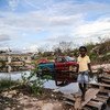 飓风伊尔玛对特克斯和凯科斯群岛的普罗维登西亚莱斯的五个定居点造成严重损坏。儿基会图片： Moreno Gonzalez