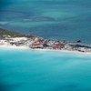 Vista aérea de Condrington, Antigua y Barbuda