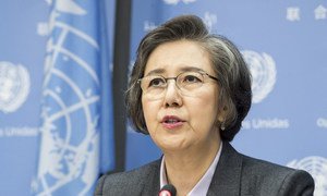 Yanghee Lee, Special Rapporteur on the situation of human rights in Myanmar.  Ms Lee and Special Rapporteur David Kaye condemned a Myanmar Court’s decision to charge two Reuters journalists for their reporting on Rohingya killings in Myanmar.