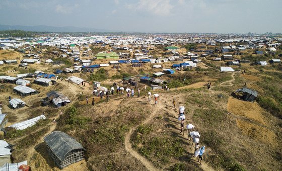 UN agencies helping Rohingya refugee camps brace for potentially devastating rains in southern Bangladesh