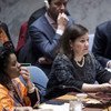 Maria Luiza Ribeiro Viotti, Chef de Cabinet to Secretary-General António Guterres, addresses the Security Council meeting on women, peace and security.