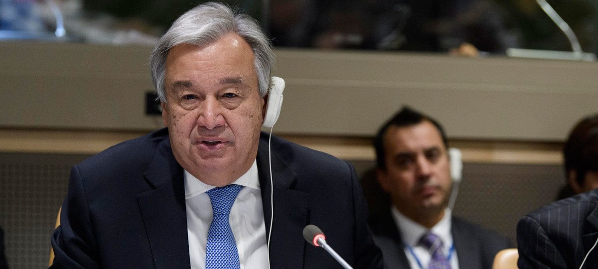 El Secretario General, António Guterres, advirtió sobre la amenaza que representan los grupos extremistas para los jóvenes. 