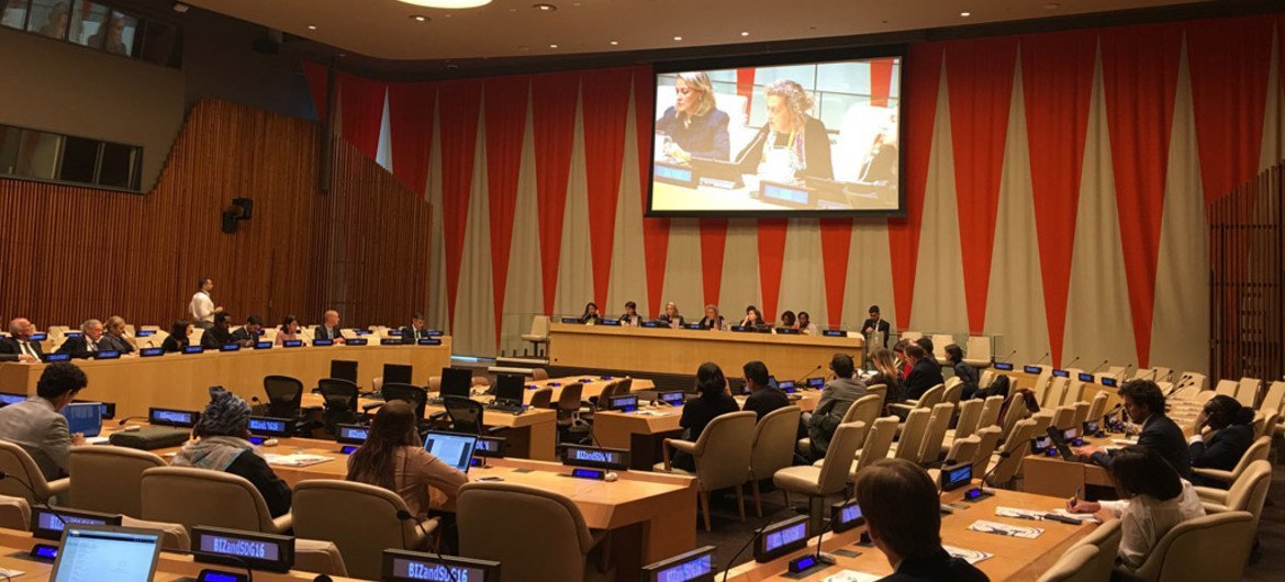 At UN Headquarters in New York, the SDG Fund launched its latest report, in collaboration the Pennsylvania Law School and the law firm of McDermott Will & Emery titled, “Business and SDG 16: Contributing to peaceful, just and inclusive societies.”