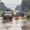 Patrulha militar em Bangui, na República Centro-Africana