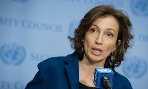 Audrey Azoulay of France, Director-General-elect of the UN Educational, Scientific and Cultural Organization.