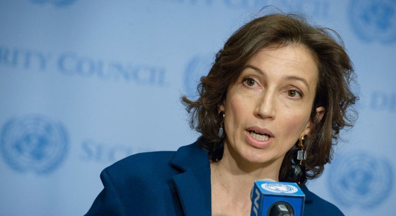 Audrey Azoulay, directora general de la UNESCO. 