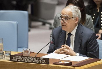 Ghassan Salamé, Représentant spécial du Secrétaire général et Chef de la Mission d'appui des Nations Unies en Libye (MANUL), informe le Conseil de sécurité.