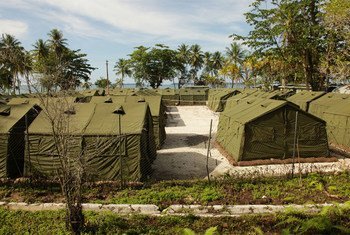 Offshore processing centre for asylum seekers on Manus Island in Papua New Guinea.