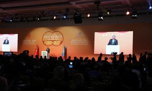 Envoy of the Secretary General on South South Cooperation Jorge Chediek at the opening of the Global South South Development Expo in Antalya, Turkey.