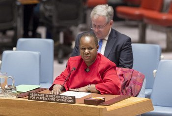 Bintou Keita, Assistant Secretary-General for UN Peacekeeping Operations, addresses the Security Council.