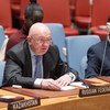 Постоянный представитель России при ООН  Василий Небензя в Совете Безопасности ООН