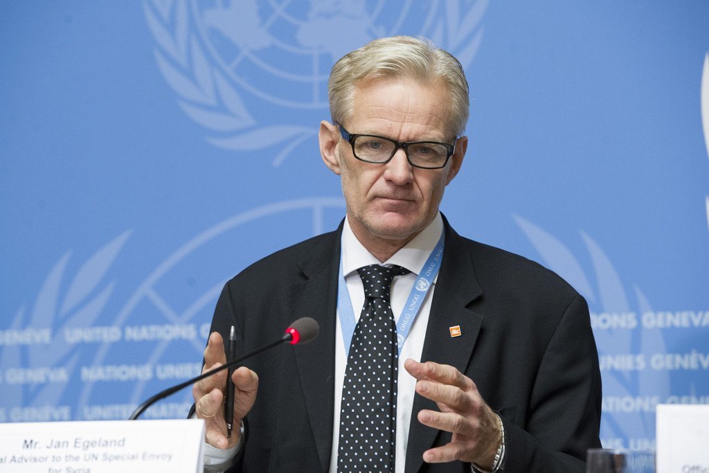 联合国秘书长叙利亚问题特使特别顾问埃格兰。