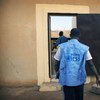 A UN Human Rights Officer from the peacekeeping mission in Mali (MINUSMA) visiting the Sevare jail, in central Mali, to monitor the rights situation there.