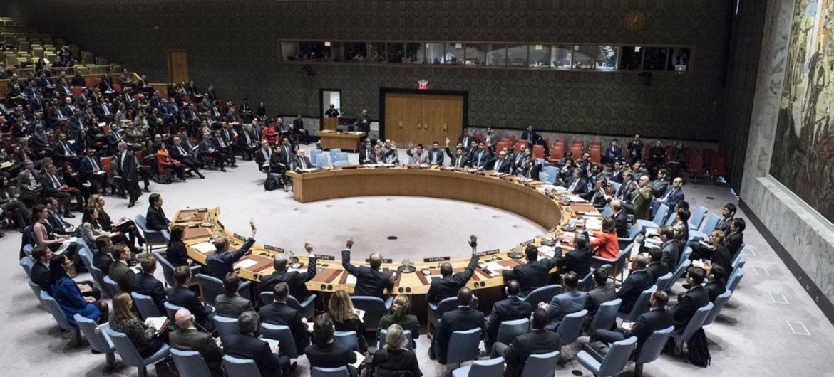 The Security Council votes on a draft resolution on Jerusalem.