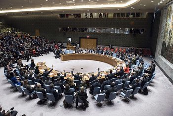 Le Conseil de sécurité lors du vote d'un projet de résolution sur Jérusalem.