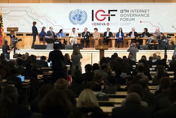 Participants during the 12th Annual Meeting of the Internet Governance Forum (IGF). 18 December 2017.