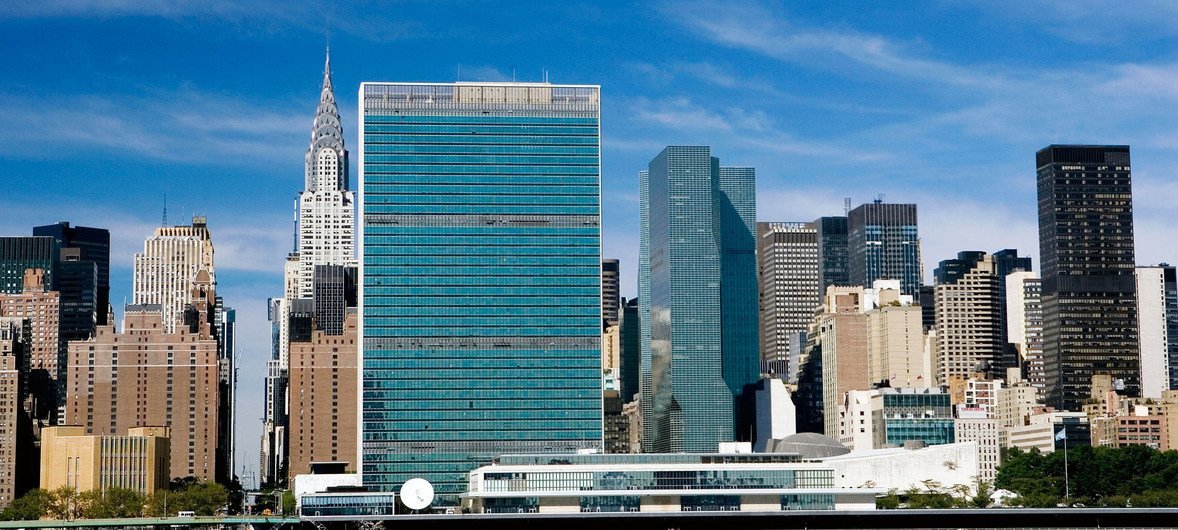 Sede de las Naciones Unidas en Nueva York. 