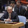 Jean Arnault, Special Representative and Head of the UN Verification Mission in Colombia, briefs the Security Council.
