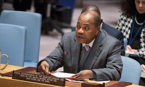 Mohammed Ibn Chambas, Special Representative of the Secretary-General and Head of the UN Office for West Africa and the Sahel, briefs the Security Council.