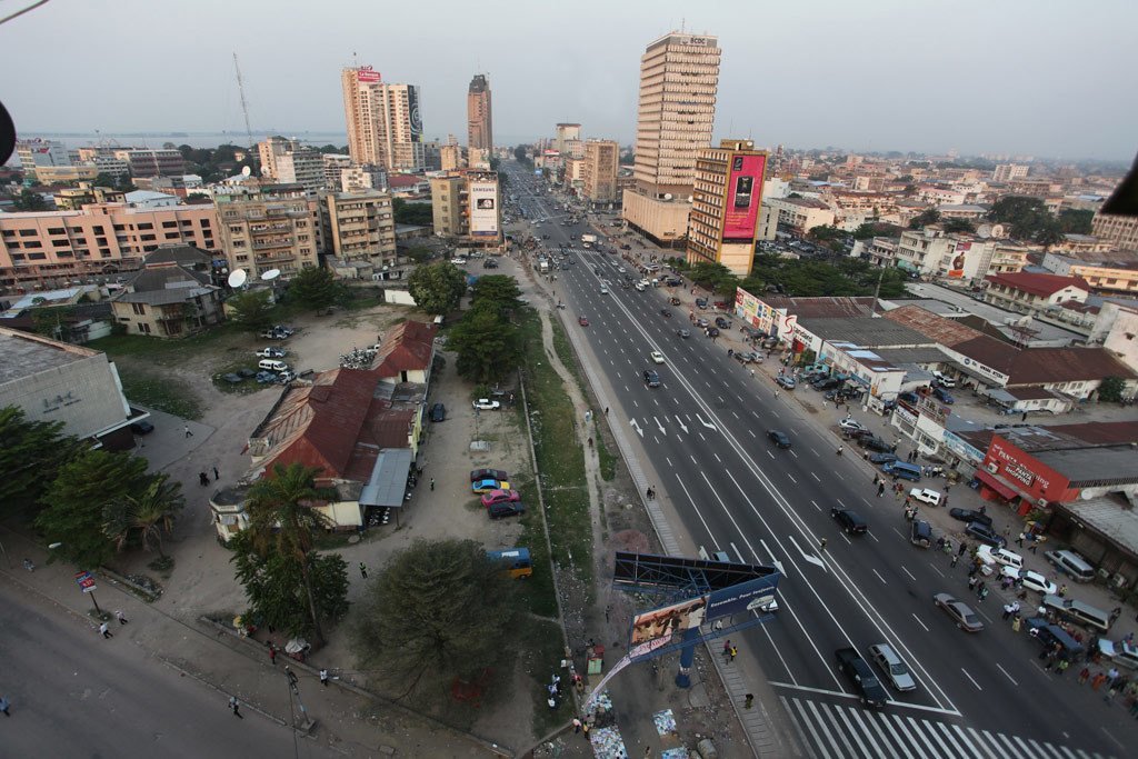 Mji mkuu wa DRC, Kinshasa.