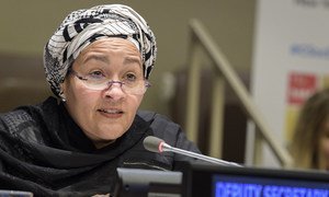 La Vice-Secrétaire générale des Nations Unies, Amina J Mohammed.