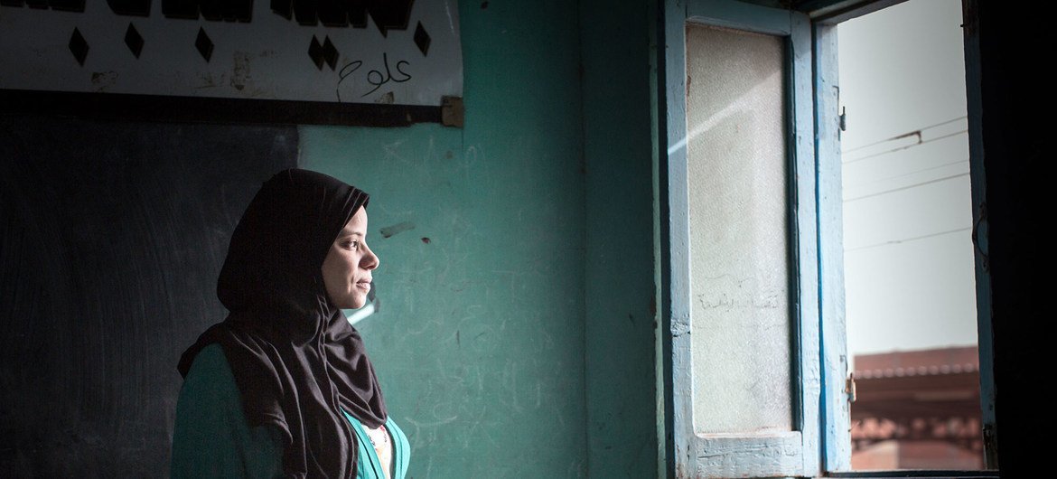 الشابة المصرية شيماء أحمد علي، الناشطة في مجال التصدي لختان الإناث
