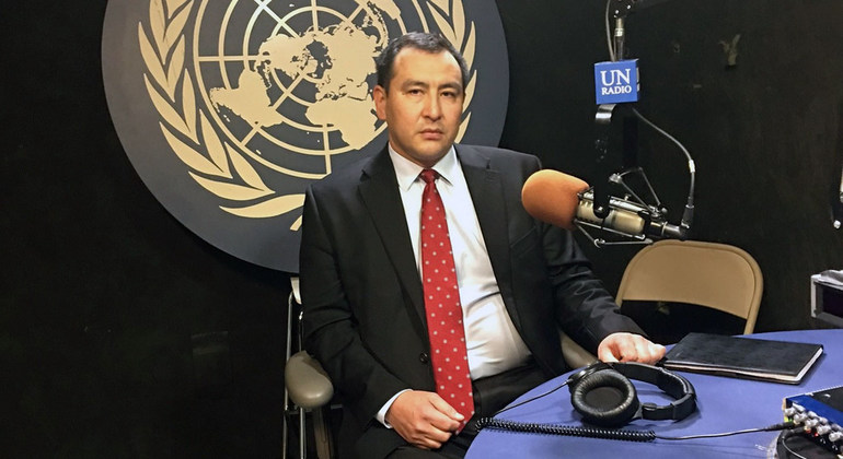 Представитель Минобороны в Миссии Казахстана при ООН полковник Ерулан Акылбаев