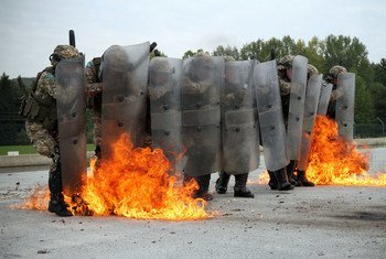  Военные Казахстана проходят подготовку к миротворческой  деятельности ООН 