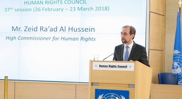 Верховный комиссар ООН Зейд Раад аль-Хусейн выступил на открытии 37-ой сессии Совета ООН по правам человека
