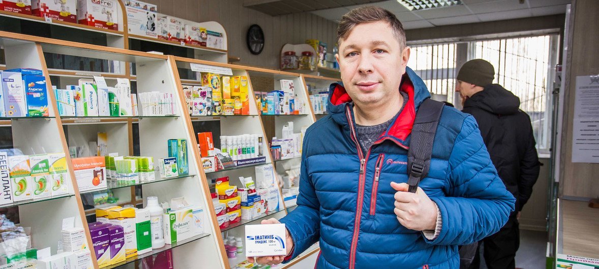 Ivan Zelenskiy é um paciente com câncer na Ucrânia 
