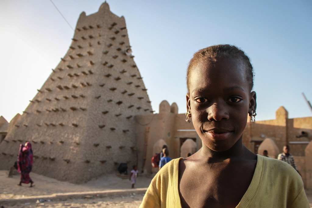 Une jeune fille à Tombouctou, au Mali