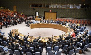 The Security Council unanimously adopts a resolution on the immediate cessation of hostilities in Syria.