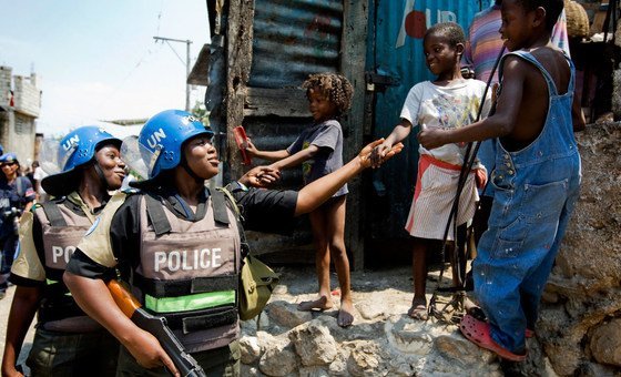 A nova missão da ONU no Haiti, Minujusth, começou em outubro do ano passado. 