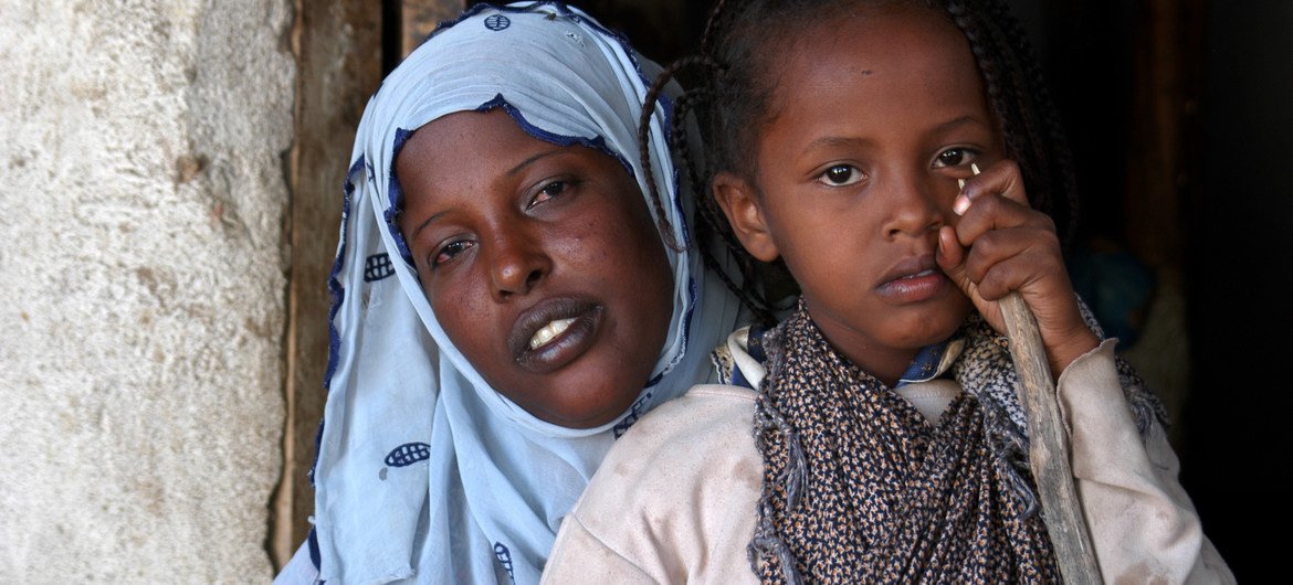 Pictured in Ethiopia is 6-year-old girl who underwent FGM because her mother, believed she could not marry honourably without it, saying, "From our own experience we know that [cutting] causes problems. However it is the tradition."