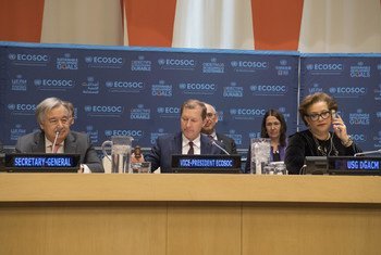 Participants at the opening of the annual Operational Segment of the UN Economic and Social Council (ECOSOC).