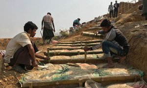 Bangladesh. Monsoon rains in could put protection of Rohingya refugees at risk