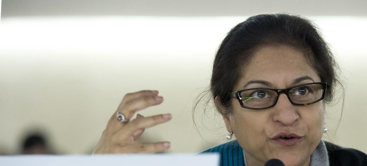 Special Rapporteur on the human rights situation in Iran Asma Jahangir.