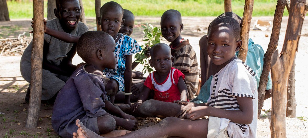 Amani ya kudumu nchini Sudan Kusini ni muarobaini kwa mustakhbali wa watoto kama hawa nchini humo ambao sasa haki zao za msingi zinasiginwa.