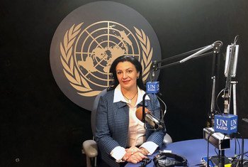 Вице-премьер Украины по вопросам европейской и евроатлантической интеграции Иванна Климпуш-Цинцадзе в студии Службы новостей ООН