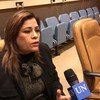الناشطة الليبية سوزان حمي المنسق العام للشبكة الليبية لدعم تمكين المرأة