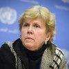 Coordenadora especial para melhoramento na resposta da ONU à exploração e ao abuso sexuais, Jane Holl Lute.  
