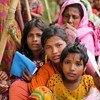 2017年8月的暴力事件后，逃到孟加拉国考克斯巴扎地区的罗兴亚妇女和儿童。