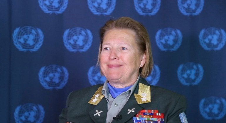 Major General Kristin Lund, Head of Mission and Chief of Staff of the United Nations Truce Supervision Organization (UNTSO). (screenshot)