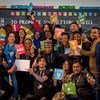 Participants at the 2018 Global Festival of Action for Sustainable Development, in Bonn, Germany.
