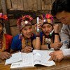 Уроки в школе в Лаосе проходят на национальном языке. 
