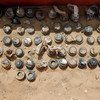 Imagen de los artefactos sin detonar que encontró un batallón de desminado de la ONU en Líbano en 2006