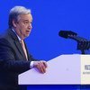 Secretary-General António Guterres delivers remarks at the opening of the 2018 Boao Forum For Asia in Southern China’s Hainan Province.