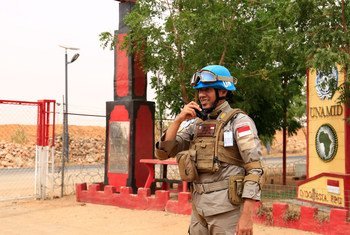 Hernawan Rizky Yudhantoro, from Indonesia, is on his first assignment with UN peacekeeping. He is deployed with the joint African Union-United Nations operation in the Darfur region of Sudan.