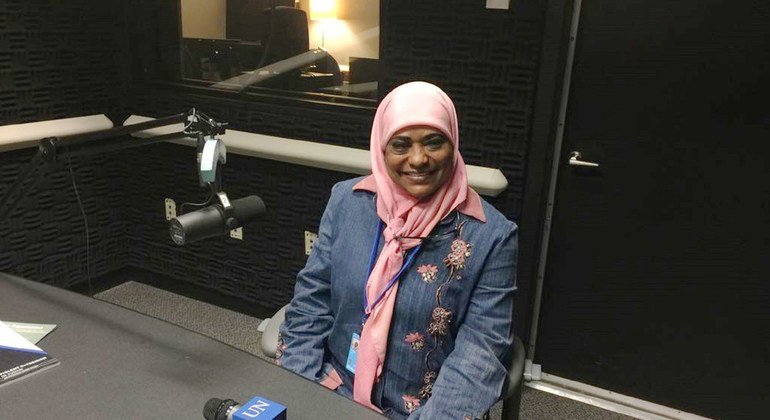 عميدة الشرطة الدكتورة عفاف أحمد الحسن طه وممثلة الشرطة في الاتحاد العام للمرأة السودانية